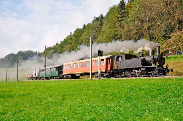 Nostalgisches Reiseerlebnis: die dampfbetriebene Emmentalbahn | Foto: Genossenschaft Museumsbahn Emmental Nostalgisches Reiseerlebnis: die dampfbetriebene Emmentalbahn | Foto: Genossenschaft Museumsbahn Emmental