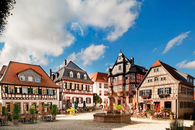 Herzstück Heppenheims: der mittelalterliche Marktplatz | Foto: Deutsches Weininstitut GmbH (DWI) Herzstück Heppenheims: der mittelalterliche Marktplatz | Foto: Deutsches Weininstitut GmbH (DWI)