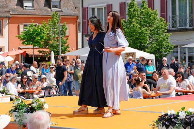 Die Modenschau ist in Breisach ein Klassiker.  | Foto: Dirk Sattelberger