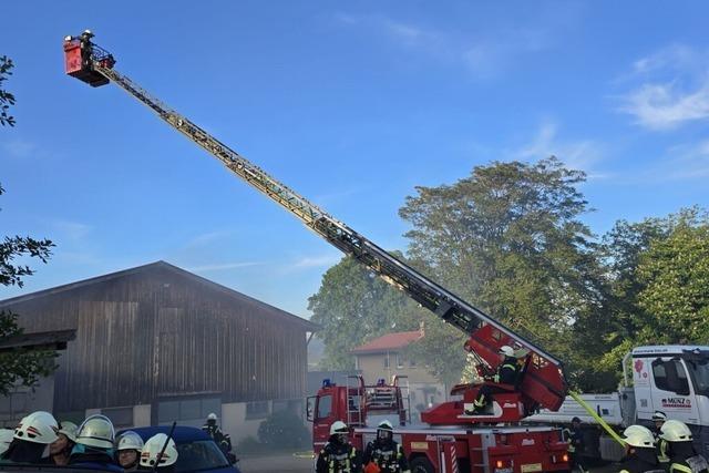 Erfolgreiche Feuerwehrbung in Kandern strkt interkommunale Zusammenarbeit