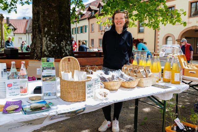 Auf dem Bauernmarkt in St. Peter werden seit 30 Jahren selbst erzeugte Waren verkauft