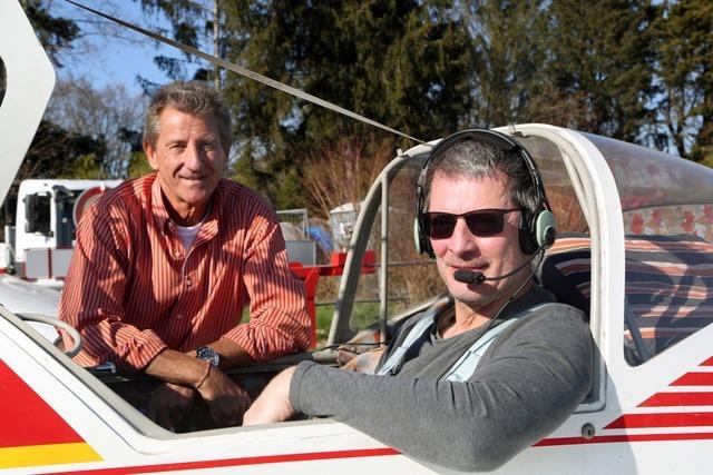Jan Rssger aus Rheinfelden hat sich seinen Traum vom Fliegen erfllt