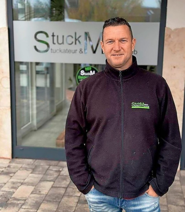 Inhaber und Geschäftsführer der StuckMa GmbH in Schallstadt: Stefan Müller | Foto: StuckMa Inhaber und Geschäftsführer der StuckMa GmbH in Schallstadt: Stefan Müller | Foto: StuckMa