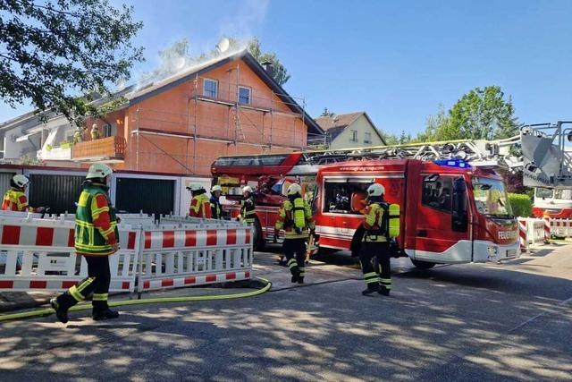 Haben Schweiarbeiten einen Dachstuhl in Gundelfingen in Brand gesetzt?
