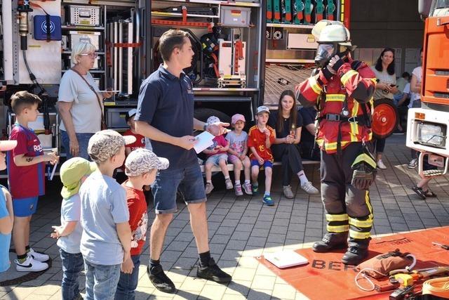 Feuerwehrtag der Abteilungswehr Kenzingen hinterlsst beim Publikum einen bleibenden Eindruck