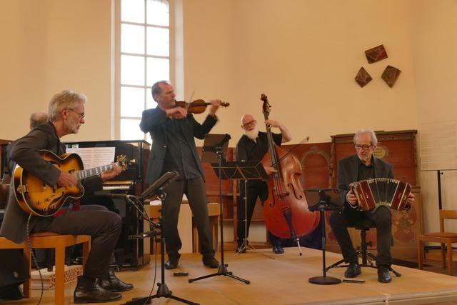Das Ensemble Brisas del Sur bereicherte mit argetinischem Tango die Schallbacher Kulturtage