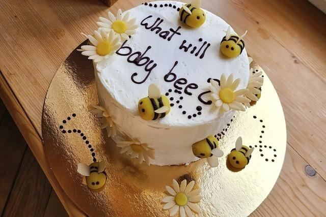 Mdchen oder Junge? Die Torte verrt es