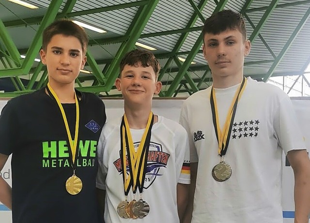 Die erfolgreichen Schwimmer des SSV La...Christian Toryanik und Danil Osipenko | Foto: Verein Die erfolgreichen Schwimmer des SSV La...Christian Toryanik und Danil Osipenko | Foto: Verein