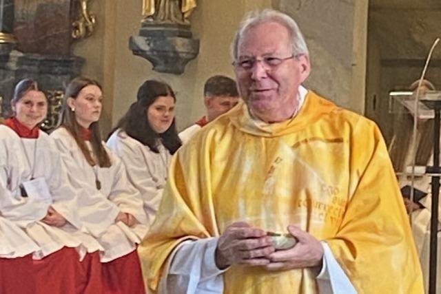 Stadtpfarrer Matthias Kirner ist in Wehr seit 25 Jahren ein Seelsorger mit Herz