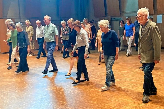 Die richtige Schrittfolge will gebt sein.  | Foto: Karin Kleis