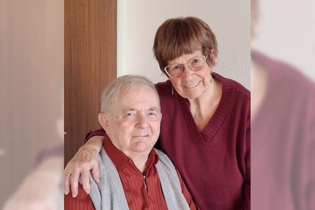 Diamantene Hochzeit in Mahlberg: Hedwig und Richard Klble blicken auf 60 bewegte Jahre