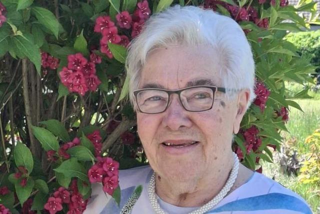 Die Alt-Wirtin des Gasthauses zur Sonne in Kappel-Grafenhausen, Gertrud Hil, wird 90 Jahre alt