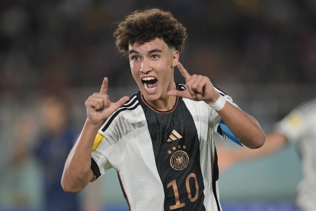 Noah Darvich wechselte 2023 vom SC Freiburg zum FC Barcelona. | Foto: Achmad Ibrahim (dpa) Noah Darvich wechselte 2023 vom SC Freiburg zum FC Barcelona. | Foto: Achmad Ibrahim (dpa)