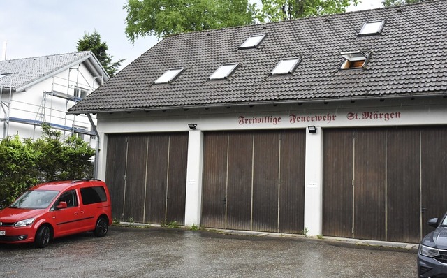 Das Feuerwehrhaus von St. Mrgen wird aufwendig erweitert und saniert.  | Foto: Thomas Biniossek