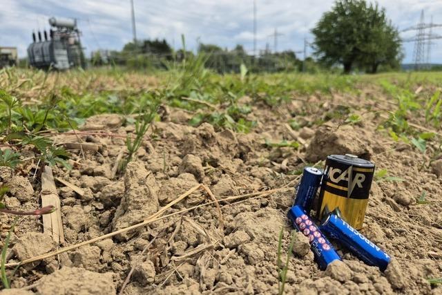 Grnes Licht fr Batteriecontainer auf einem Hertinger Feld – doch es gibt auch Kritik