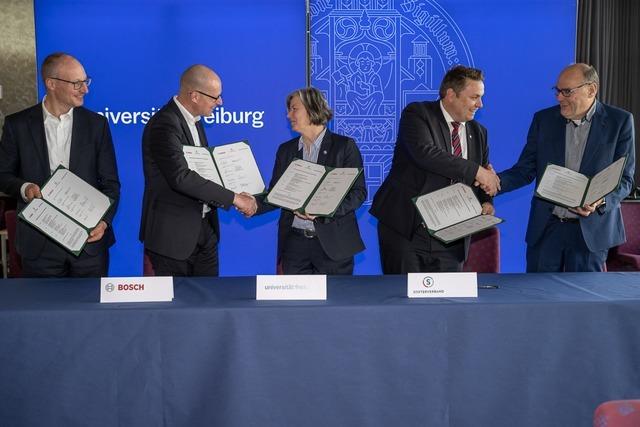 Bosch finanziert eine neue Freiburger Professur fr die Technische Fakultt mit 2,5 Millionen Euro
