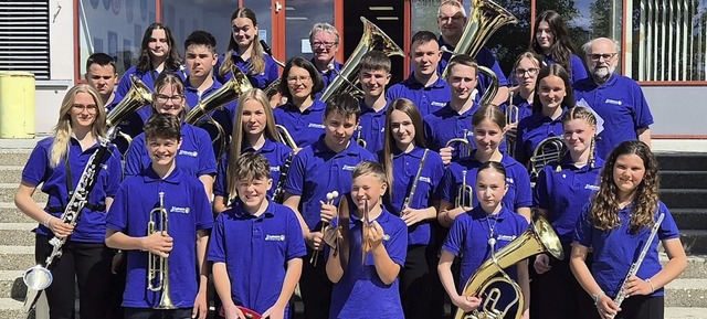 Das Jugendorchester Oberhof-Hänner fre...neiden beim Wertungsspiel in Bonndorf. | Foto: Musikverein Oberhof Das Jugendorchester Oberhof-Hänner fre...neiden beim Wertungsspiel in Bonndorf. | Foto: Musikverein Oberhof