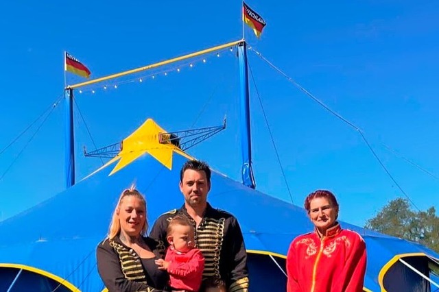 Drei (menschliche) Kinder hat die Familie Weisheit.  | Foto: Circus Marvin Weisheit