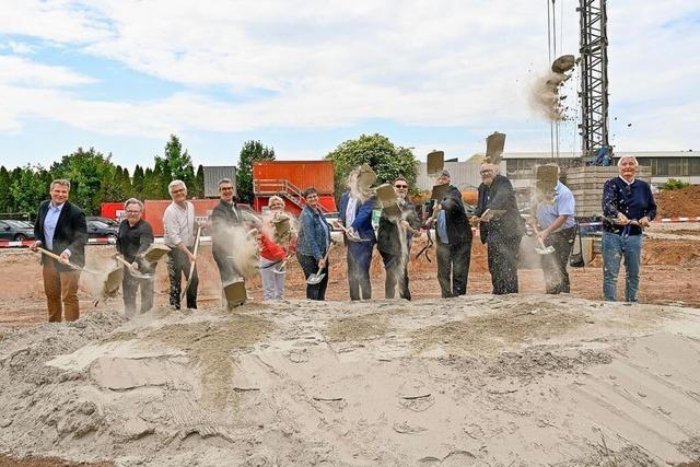 Startschuss fr den zweiten Bauabschnitt der Gartenhfe in Lahr