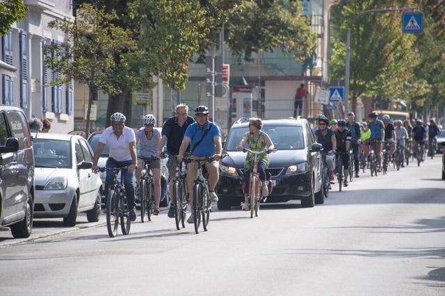 Offizielle Eröffnung der Stadtradeln-Aktion in Müllheim im Jahr 2021 | Foto: Volker Münch Offizielle Eröffnung der Stadtradeln-Aktion in Müllheim im Jahr 2021 | Foto: Volker Münch