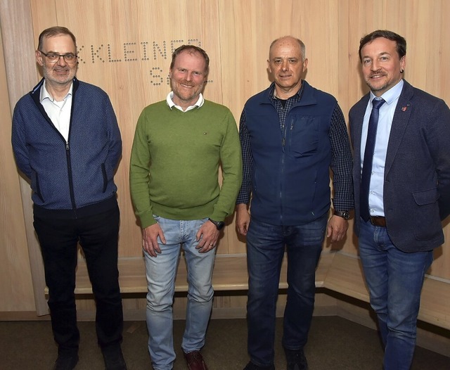 Andreas Nägele (bisheriger Kassenverwa...vertreter des Vorsitzenden; von links) | Foto: Stefan Pichler Andreas Nägele (bisheriger Kassenverwa...vertreter des Vorsitzenden; von links) | Foto: Stefan Pichler
