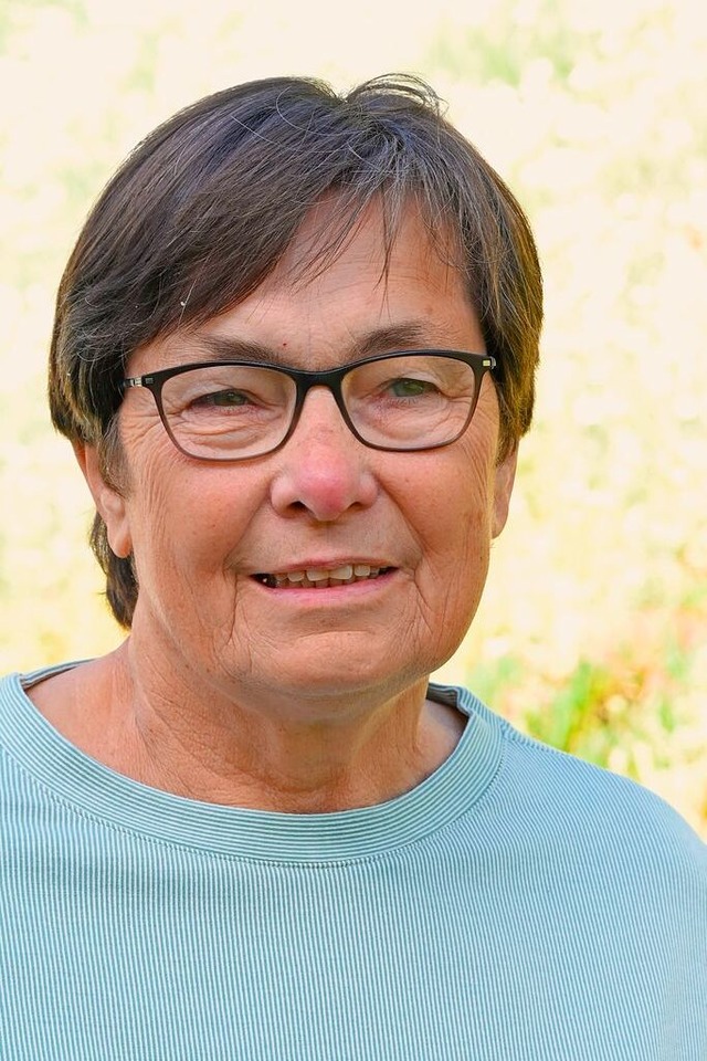 Karin Schätzle, Ehrenpräsidentin des TV Oberrotweil | Foto: Reinhold John Karin Schätzle, Ehrenpräsidentin des TV Oberrotweil | Foto: Reinhold John