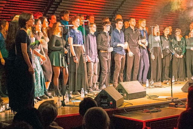 Der Chor Voice Event tritt beim Festivalabschluss auf. | Foto: Jonas Vogel Der Chor Voice Event tritt beim Festivalabschluss auf. | Foto: Jonas Vogel