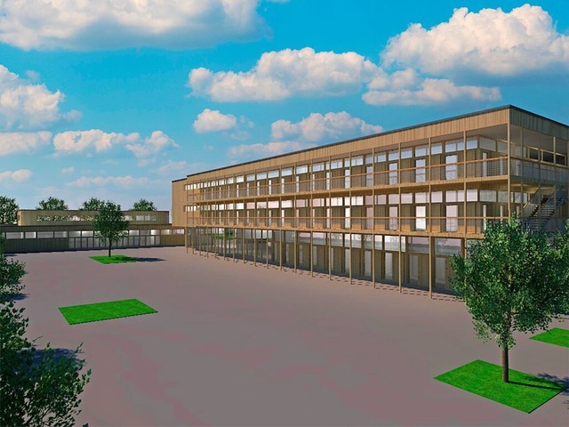 So könnte die neue Breitmattenschule i...rsten Eindruck, keine fertige Planung. | Foto: Stadt Lahr So könnte die neue Breitmattenschule i...rsten Eindruck, keine fertige Planung. | Foto: Stadt Lahr