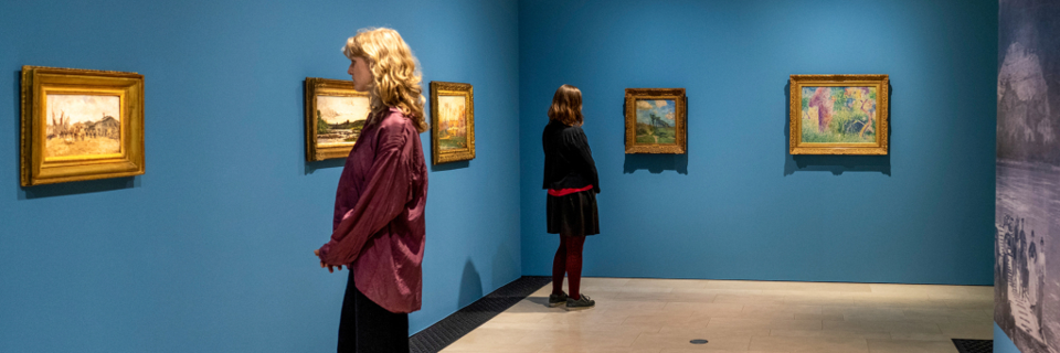 Impressionistische Kunst im Augustinermuseum: Kleine Formate, groe Landschaft