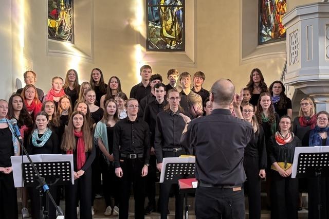Gospelchor des Bad Sckinger Scheffelgymnasiums begeistert bei seinem Konzert