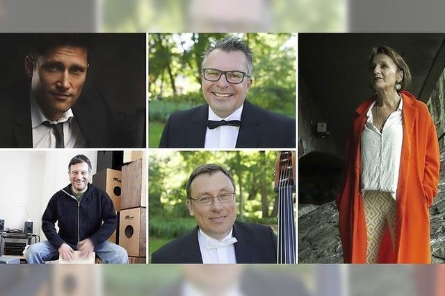 Die Reihe„JAZZhochDREI“ findet bei schnem Wetter auf der Terrasse des Kurhauses Bad Krozingen statt
