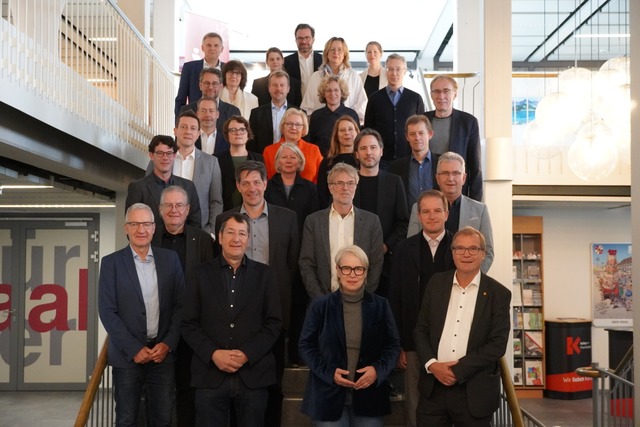Beim Treffen des Bau- und Verkehrsauss...e grenzberschreitende Zusammenarbeit.  | Foto: Stadt Rheinfelden