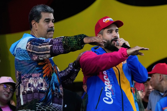 Venezuelas autoritärer Präsi... seine Macht zementieren. (Archivbild) | Foto: Ariana Cubillos/AP/dpa Venezuelas autoritärer Präsi... seine Macht zementieren. (Archivbild) | Foto: Ariana Cubillos/AP/dpa