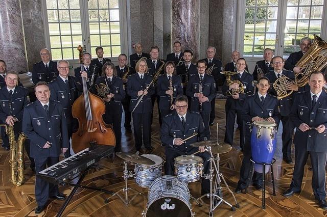 Das Polizeiorchester Hessen ist zu Gast beim Konzert des Polizeichors im Lahrer Parktheater