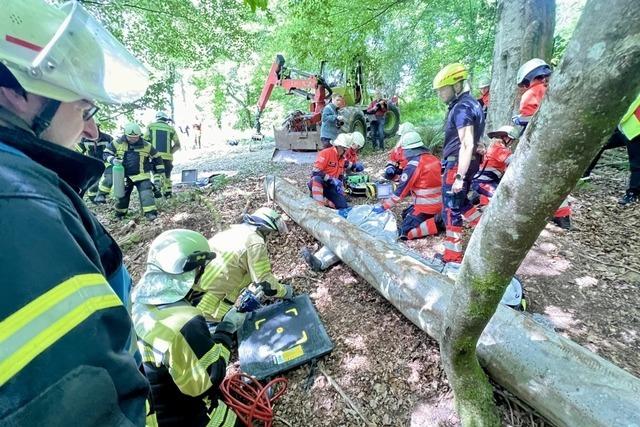 bung fr den Ernstfall: Die Feuerwehr in Gengenbach bt auergewhnliche Einstze