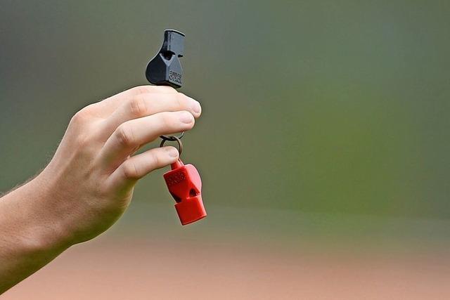 Aufregung im Spiel FC 08 Bad Sckingen gegen SV 08 Laufenburg II