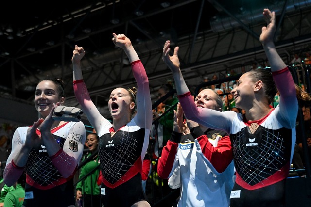 Der Moment, in dem der Coup feststand.  | Foto: Marijan Murat/dpa