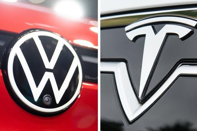 EU-Automarkt: Tesla rutscht weiter ab - VW im Aufwind