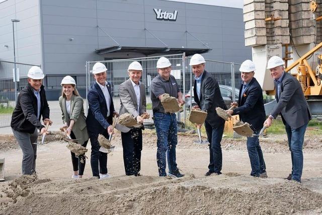 Baustart fr neues Versuchszentrum von Ystral in Ballrechten-Dottingen