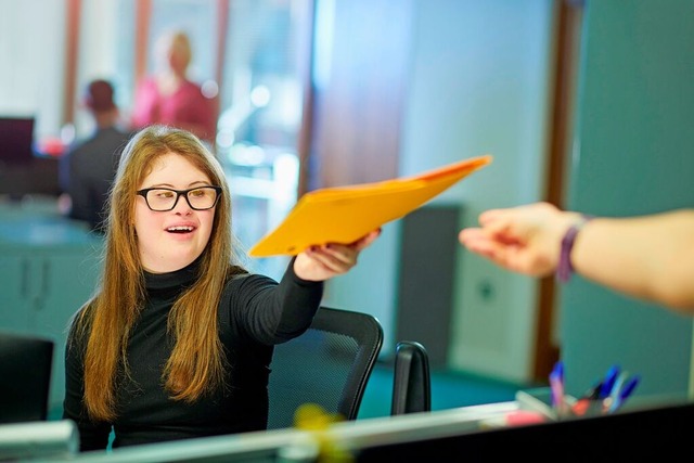 In den Werkstätten beim Caritasverban... Arbeit in der Verwaltung vorbereitet. | Foto: Caritas In den Werkstätten beim Caritasverban... Arbeit in der Verwaltung vorbereitet. | Foto: Caritas
