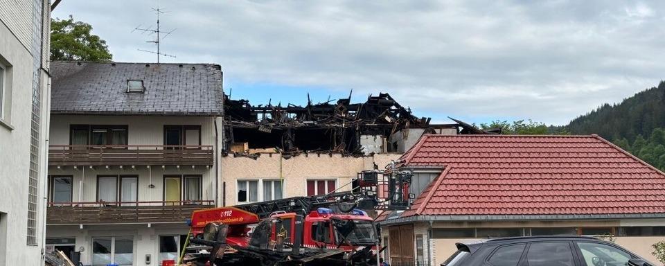 Wohnhausbrand in St. Blasien macht elf Menschen obdachlos