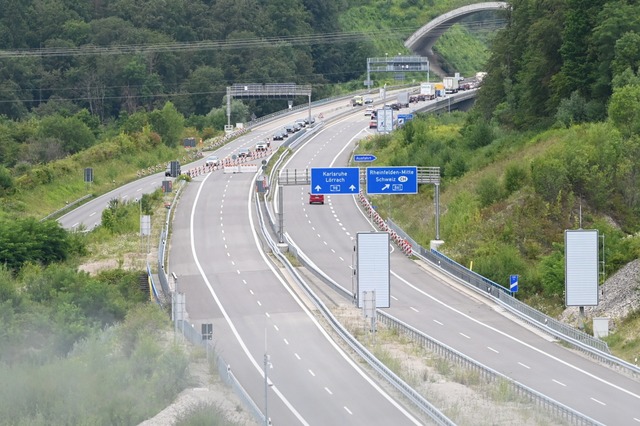 Nach dem Herrschaftsbucktunnel wendete der 88-Jhrige.  | Foto: Jonas Hirt