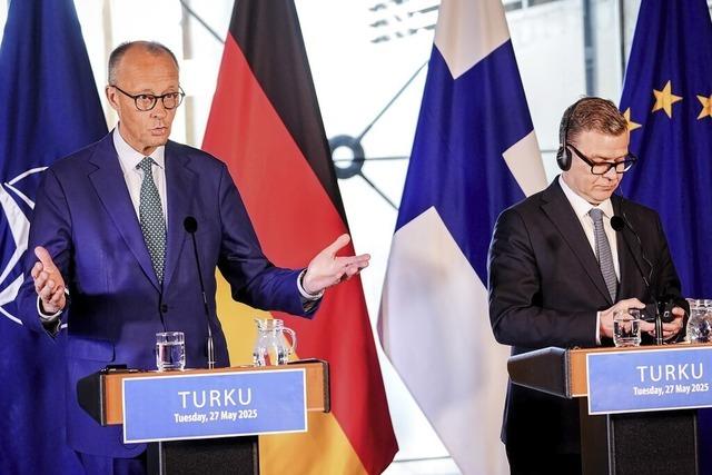 Merz: Auf lngere Dauer des Krieges einstellen