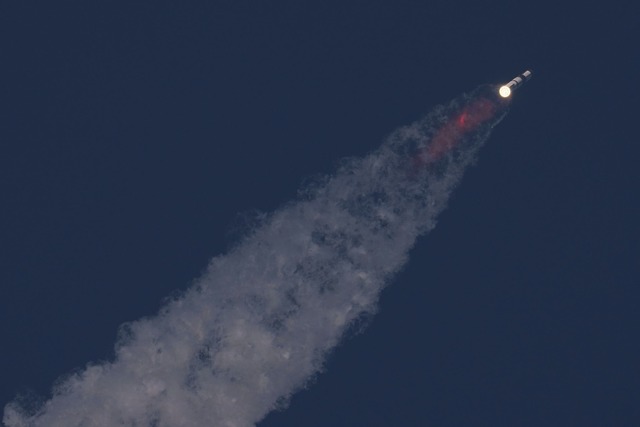 Neunter Testflug des Starship | Foto: Eric Gay/AP/dpa Neunter Testflug des Starship | Foto: Eric Gay/AP/dpa