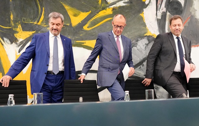 Mit Schwung und Tempo - so will sich die neue Koalition präsentieren. | Foto: Kay Nietfeld/dpa Mit Schwung und Tempo - so will sich die neue Koalition präsentieren. | Foto: Kay Nietfeld/dpa