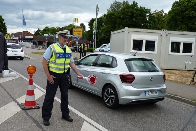 Die Bundespolizei in Breisach verstärkt ihren Kontrollposten am Grenzübergang