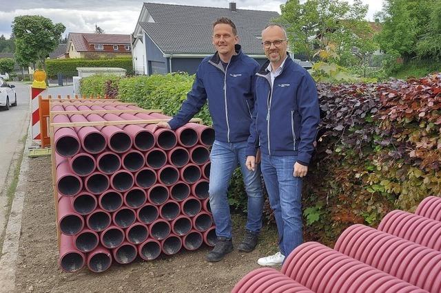 Mehr als zwei Kilometer dicke Kabel zu verlegen