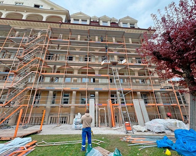 Das Gebäude des ehemaligen Sanatoriums...nen die Fenster- und Fassadenarbeiten. | Foto: KSW-Gruppe Das Gebäude des ehemaligen Sanatoriums...nen die Fenster- und Fassadenarbeiten. | Foto: KSW-Gruppe