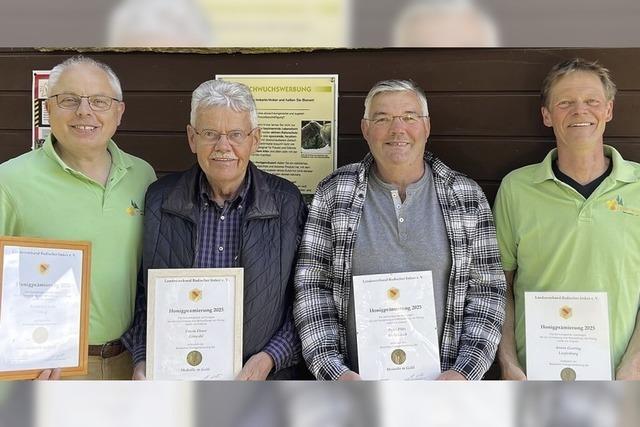 Vier mal Gold für hervorragenden Honig