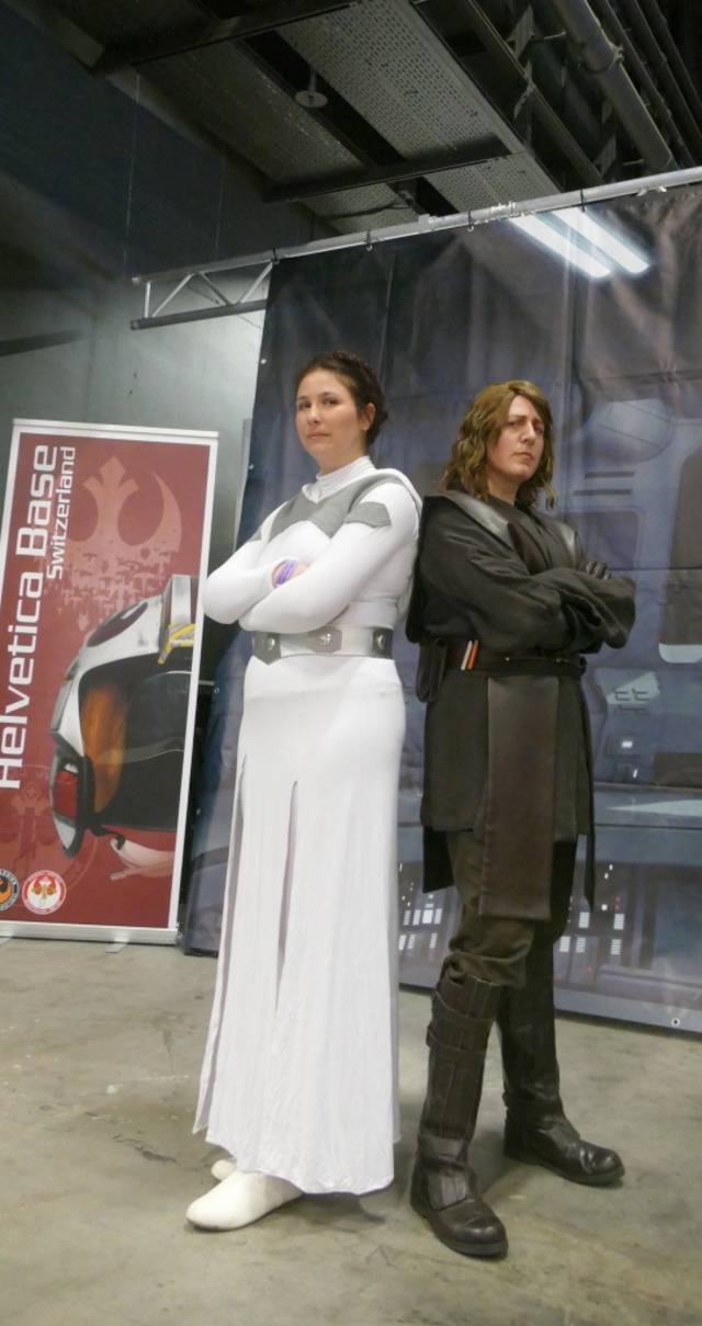 Vater und Tochter vereint wie nie: Prinzession Leia mit Anakin Skywalker | Foto: Paula Kühn Vater und Tochter vereint wie nie: Prinzession Leia mit Anakin Skywalker | Foto: Paula Kühn